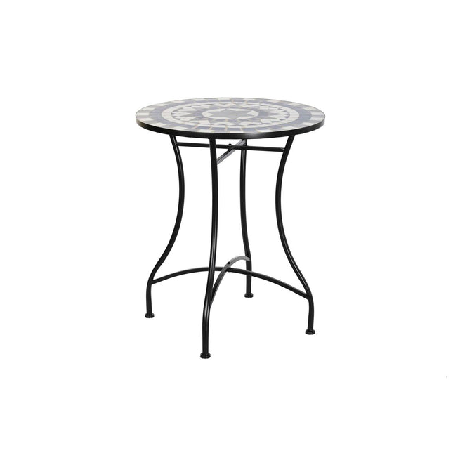 Beistelltisch DKD Home Decor Blau Metall Stein (60 x 60 x 72 cm)