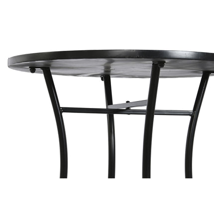 Beistelltisch DKD Home Decor Braun Metall Stein (60 x 60 x 72 cm)