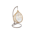 Hängender Gartenstuhl DKD Home Decor 100 x 120 x 195 cm Braun Synthetischer Rattan Aluminium Weiß