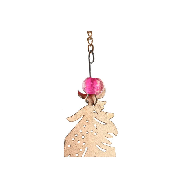 Deko-Figur DKD Home Decor 25 x 1 x 77 cm Federn Gold