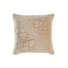 Kissen DKD Home Decor Gold 45 x 10 x 45 cm Blomster