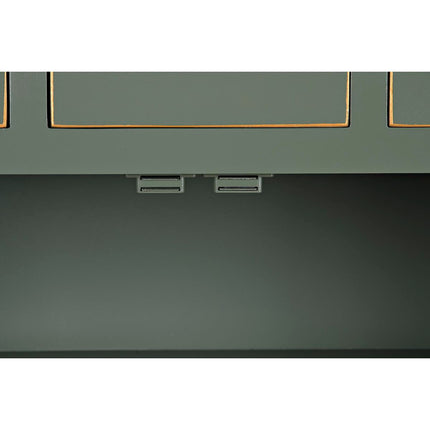 Schubladenschrank DKD Home Decor Holz MDF 63 x 28 x 101 cm Tanne grün Orientalisch