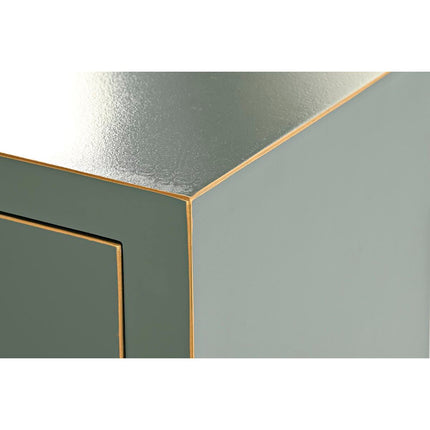 Konsole DKD Home Decor Tanne Rot Golden Metall Weiß grün Holz MDF (63 x 28 x 83 cm)