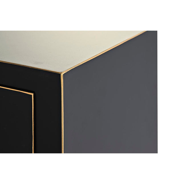 Konsole DKD Home Decor 63 x 28 x 83 cm Tanne Rot Schwarz Gold Metall Weiß Holz MDF
