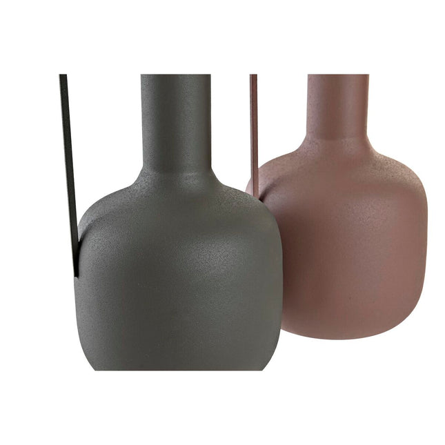 Vase DKD Home Decor Aluminium Urban (16 x 16 x 38 cm) (2 Stück)