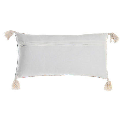 Kissen DKD Home Decor 60 x 10 x 30 cm Beige Blau Araber Randbereich