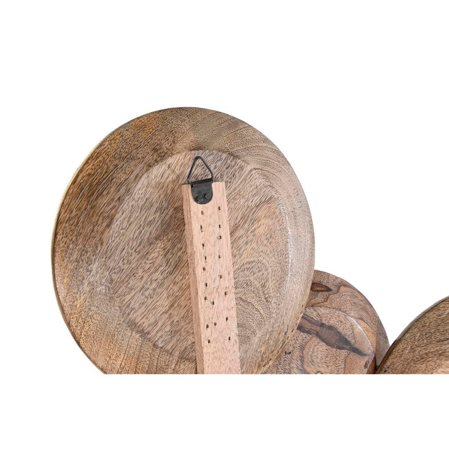 Wanddekoration DKD Home Decor Braun Weiß Kolonial Mango-Holz (108 x 4 x 68 cm)