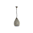 Deckenlampe DKD Home Decor Kristall Metall Bunt 25 W 23 x 23 x 33 cm (2 Stück)