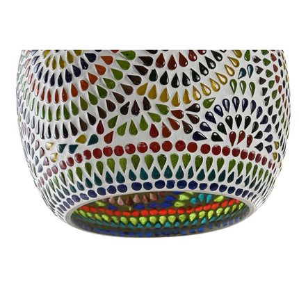 Deckenlampe DKD Home Decor Kristall Metall Bunt 25 W 23 x 23 x 33 cm (2 Stück)