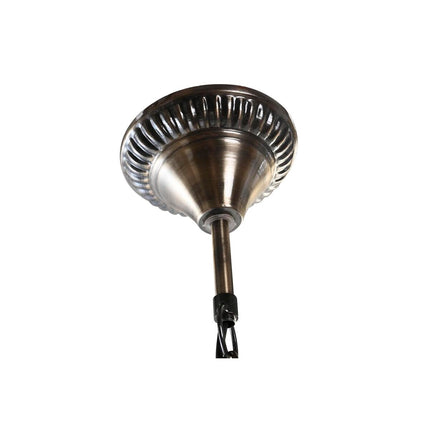 Deckenlampe DKD Home Decor Kristall Metall Weiß 25 W (23 x 23 x 33 cm)
