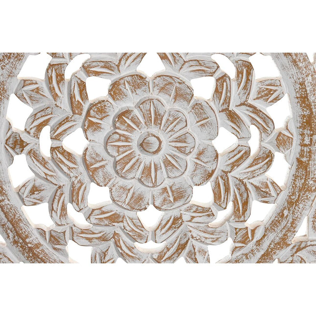 Wanddekoration DKD Home Decor 30 x 2 x 90 cm Antiker Finish Weiß Romantisch