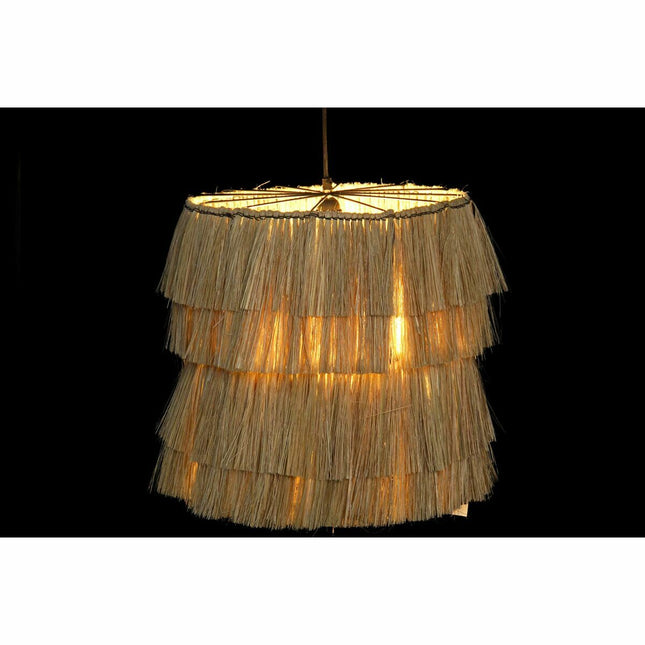 Deckenlampe DKD Home Decor natürlich Metall 40 W Jute (40 x 40 x 53 cm)