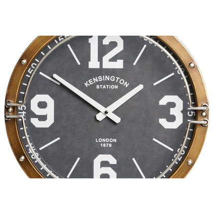 Wanduhr DKD Home Decor 40,5 x 10 x 40,5 cm Kristall Eisen (2 Stück)
