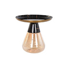 Beistelltisch DKD Home Decor Kristall zweifarbig Eisen (60 x 60 x 57 cm)