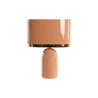 Tischlampe DKD Home Decor Rosa Gold Metall Eisen 220 V 50 W (37 x 21 x 52 cm)
