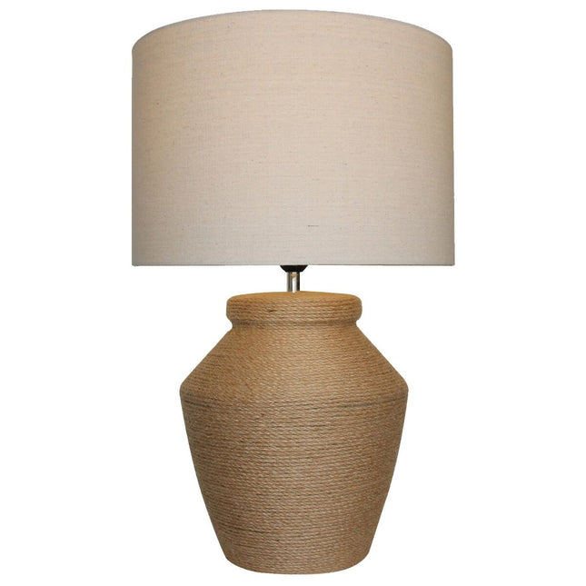 Tischlampe DKD Home Decor Beige Braun Schnur 38 x 38 x 59 cm 220 V 38 x 38 x 60 cm 25 W 50 W Dolomite