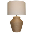 Tischlampe DKD Home Decor Beige Braun Schnur 38 x 38 x 59 cm 220 V 38 x 38 x 60 cm 25 W 50 W Dolomite