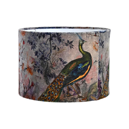 Lampenschirm DKD Home Decor Baumwolle Pfau (36 x 36 x 25 cm)