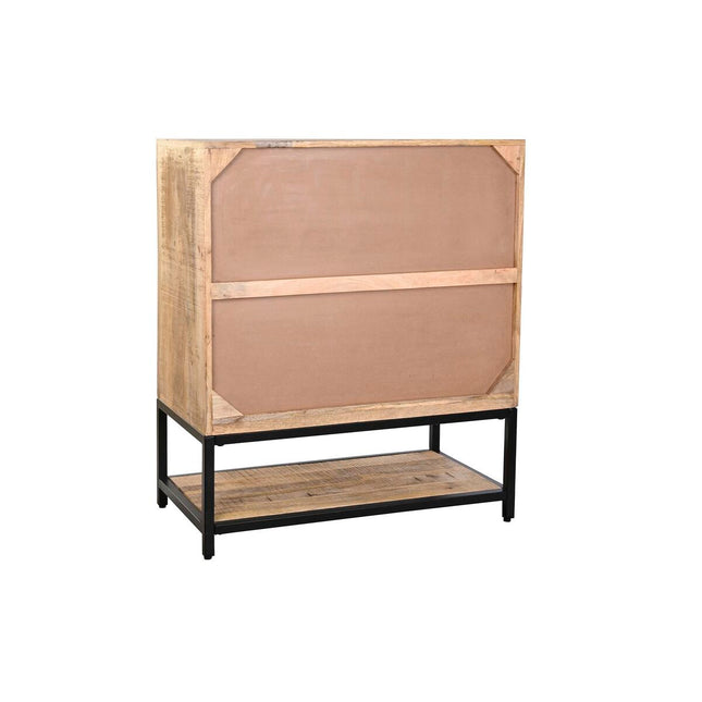 Anrichte DKD Home Decor 85 x 45 x 100 cm natürlich Schwarz Metall Mango-Holz
