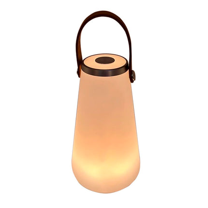 Solarlampe DKD Home Decor Braun Polyäthylen Weiß Polyurethan (13.5 x 13.5 x 23 cm)