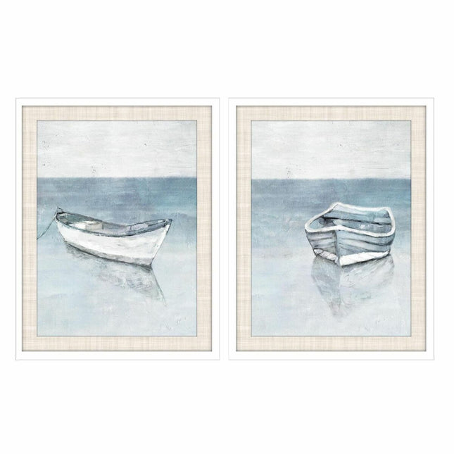 Bild DKD Home Decor 55 x 2,5 x 70 cm Barco Mediterraner (2 Stück)