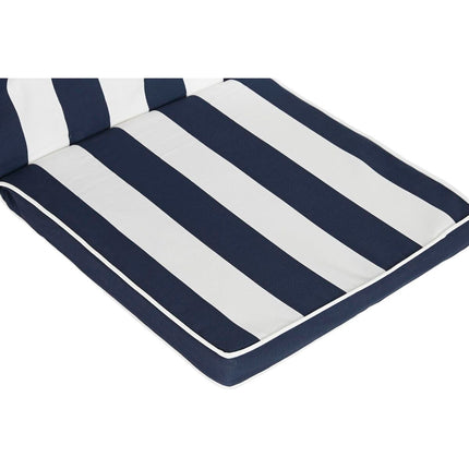 Kissen DKD Home Decor 42 x 4 x 115 cm Streifen Weiß Marineblau