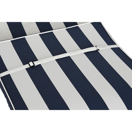 Kissen DKD Home Decor Hängematte 190 x 60 x 5 cm Weiß Marineblau