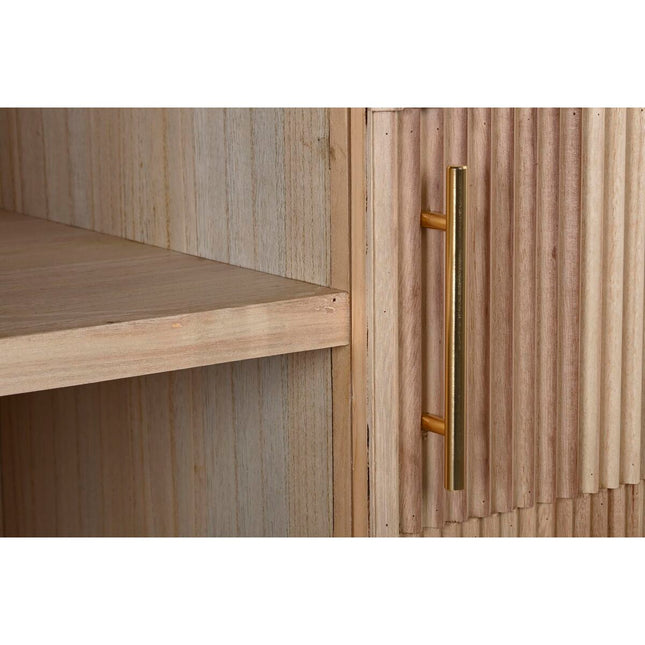 TV-Möbel DKD Home Decor Gold Hellbraun 120 x 40 x 80 cm Paulonia-Holz Holz MDF