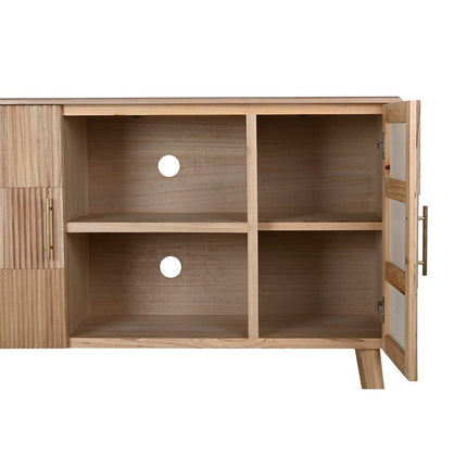 TV-Möbel DKD Home Decor Gold Hellbraun 120 x 40 x 80 cm Paulonia-Holz Holz MDF