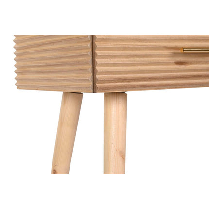 Konsole DKD Home Decor 100 x 40 x 76 cm Gold Hellbraun Paulonia-Holz Holz MDF