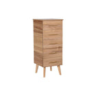 Kommode DKD Home Decor 45 x 40 x 100 cm 42 x 40 x 100 cm Scandi Gold Hellbraun Holz MDF