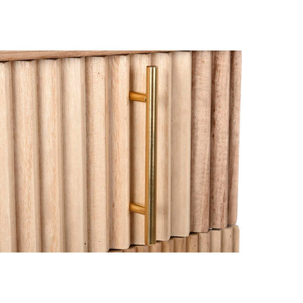 Nachttisch DKD Home Decor Gold Hellbraun Holz MDF 43 x 40 x 70 cm