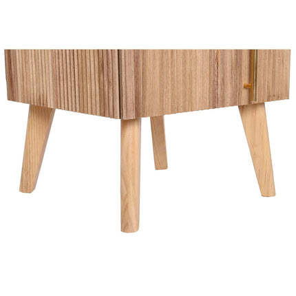 Nachttisch DKD Home Decor Gold Hellbraun Holz MDF 43 x 40 x 70 cm