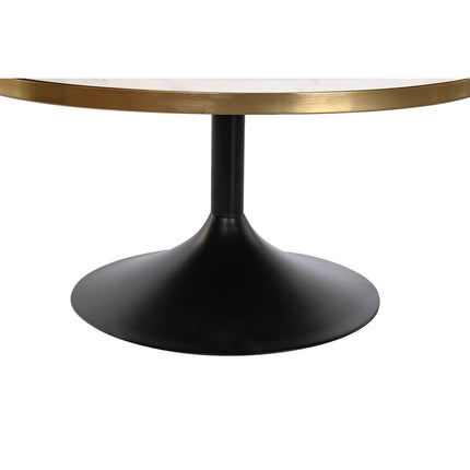Couchtisch DKD Home Decor Metall Marmor (76 x 76 x 39,5 cm)