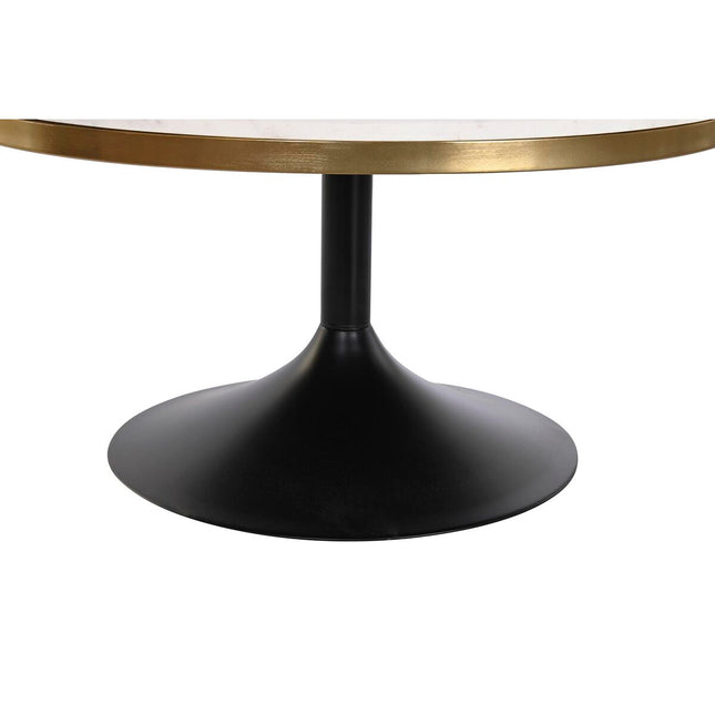 Couchtisch DKD Home Decor Metall Marmor (76 x 76 x 39,5 cm)