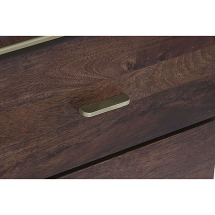 TV-Möbel DKD Home Decor Braun Stahl Mango-Holz (140 x 40 x 48 cm)