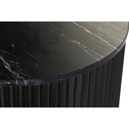 Couchtisch DKD Home Decor Schwarz 61 x 61 x 47,5 cm Metall Marmor