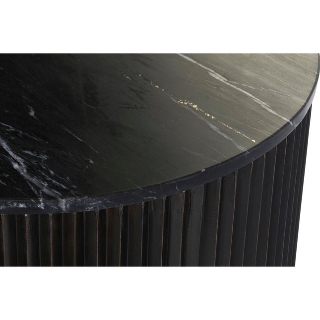 Couchtisch DKD Home Decor Schwarz 61 x 61 x 47,5 cm Metall Marmor