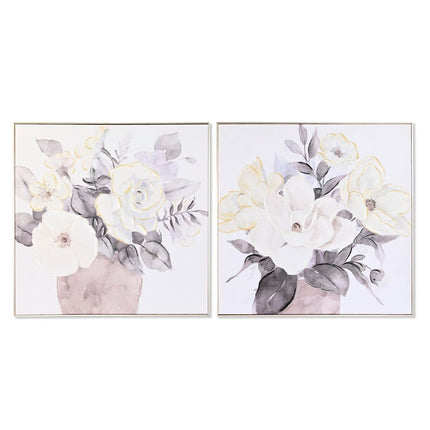 Bild DKD Home Decor 80 x 3,5 x 80 cm Blumenvase Traditionell (2 Stück)