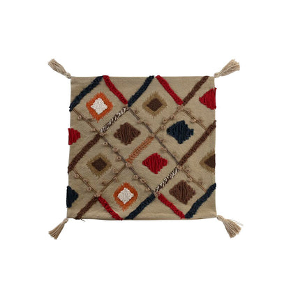 Kissenbezug DKD Home Decor Bunt Randbereich 50 x 1 x 50 cm
