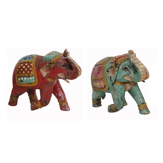 Deko-Figur DKD Home Decor 25 x 10 x 21 cm Indianer (2 Stück)