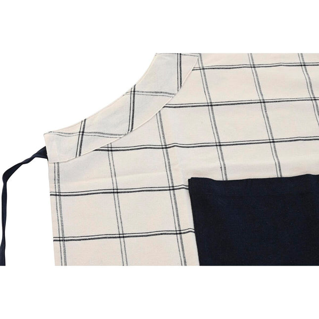 Taschenschürze DKD Home Decor Schwarz Beige Blau Baumwolle (70 x 1 x 85 cm)