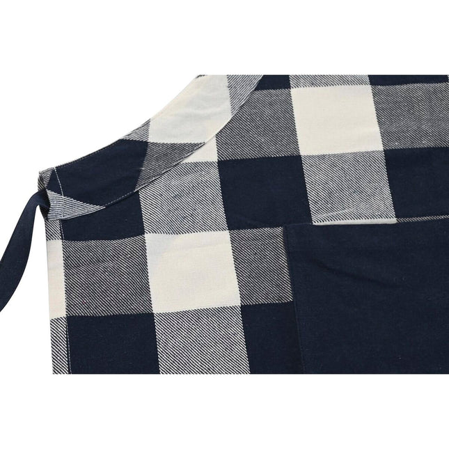 Taschenschürze DKD Home Decor Blau Baumwolle Weiß (70 x 1 x 85 cm)