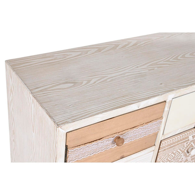 Anrichte DKD Home Decor Tanne natürlich Baumwolle (106 x 35 x 81 cm)