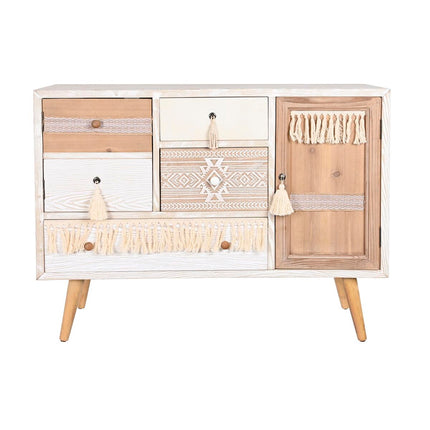 Anrichte DKD Home Decor Tanne natürlich Baumwolle (106 x 35 x 81 cm)
