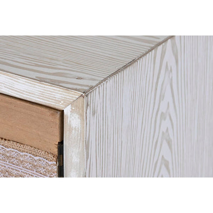 Anrichte DKD Home Decor Tanne Baumwolle Weiß (120 x 35 x 80 cm)