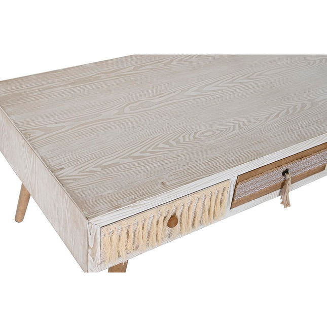 Couchtisch DKD Home Decor Tanne Baumwolle (110 x 60 x 50 cm)