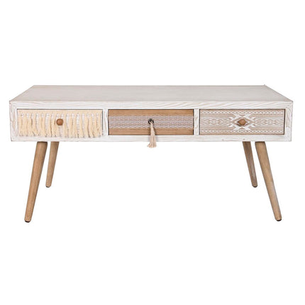 Couchtisch DKD Home Decor Tanne Baumwolle (110 x 60 x 50 cm)