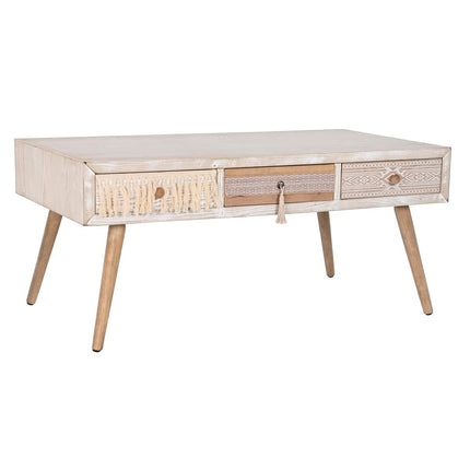 Couchtisch DKD Home Decor Tanne Baumwolle (110 x 60 x 50 cm)