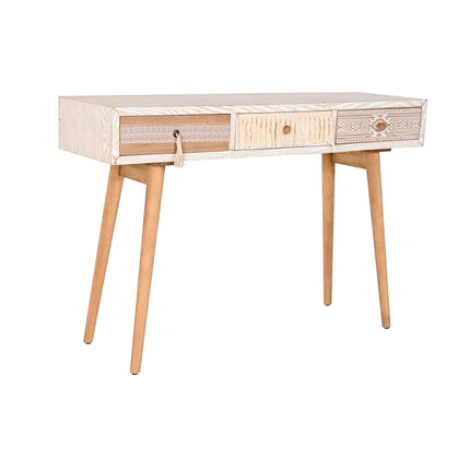 Konsole DKD Home Decor Tanne natürlich Weiß 120 x 35 x 80 cm